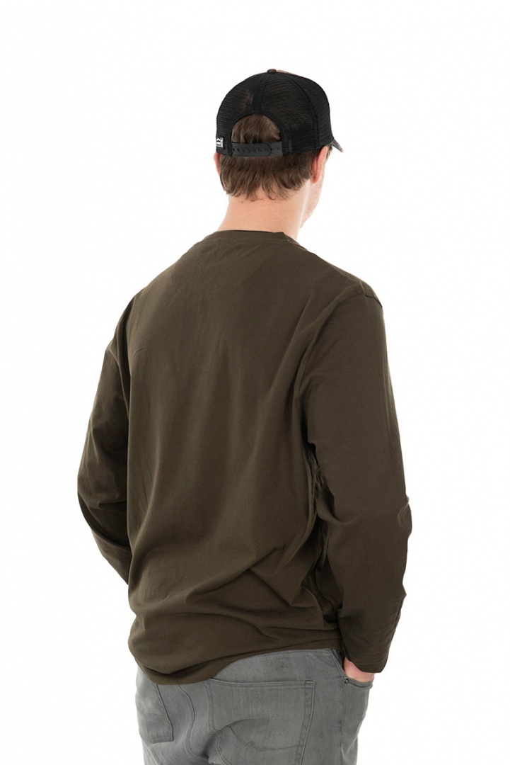 Fox Khaki/Camo Raglan Long Sleeve T-Shirt