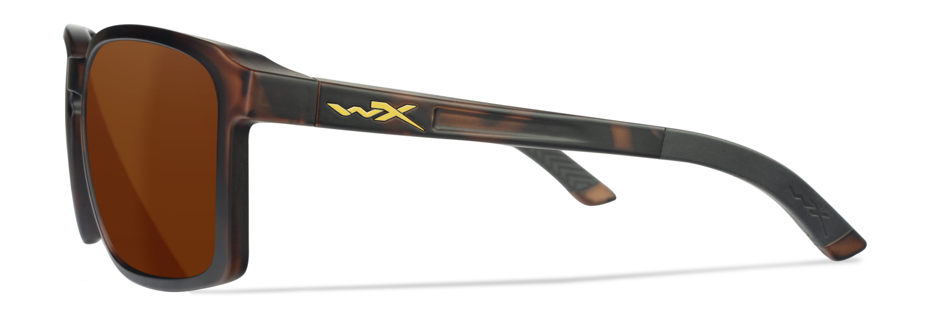 WileyX ALFA Captivate Polarized Copper Matte Havanna Brown Frame