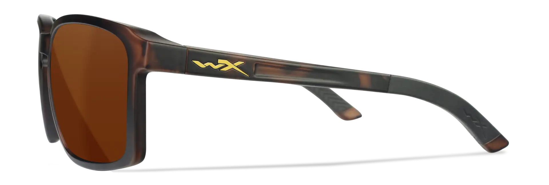 WileyX ALFA Captivate Polarized Copper Matte Havanna Brown Frame