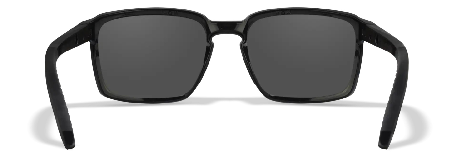 WileyX ALFA Captivate Polarized Smoke Grey Gloss Black Frame