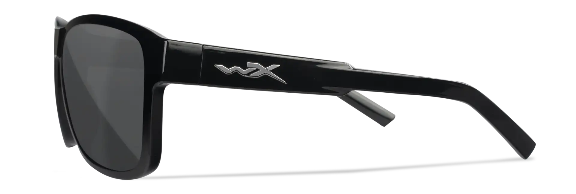 WileyX TREK Captivate Polarized Smoke Grey Gloss Black Frame