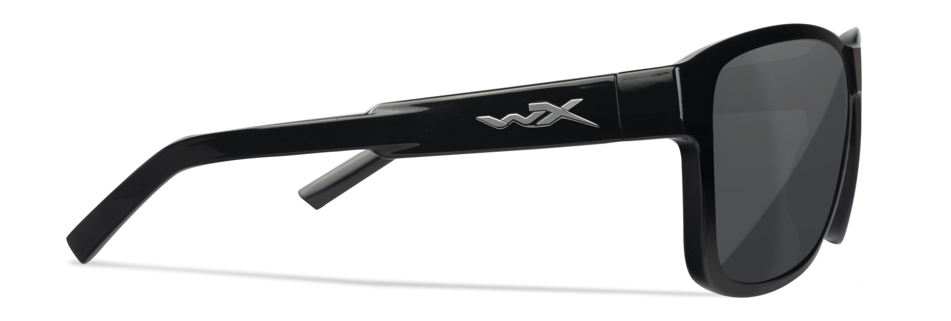 WileyX TREK Captivate Polarized Smoke Grey Gloss Black Frame