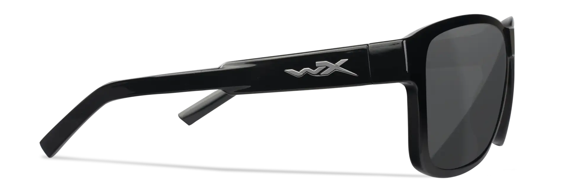 WileyX TREK Captivate Polarized Smoke Grey Gloss Black Frame