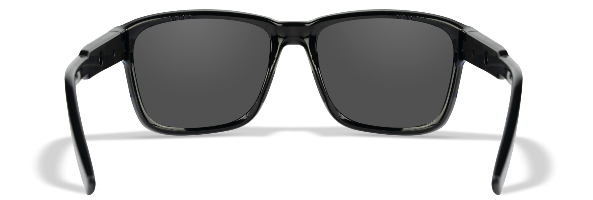 WileyX TREK Captivate Polarized Smoke Grey Gloss Black Frame