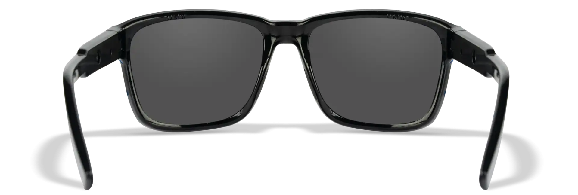 WileyX TREK Captivate Polarized Smoke Grey Gloss Black Frame