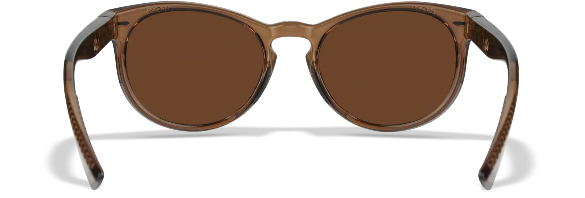WileyX COVERT Captivate Polarized Bronze Mirror Copper Crystal Rootbeer Frame