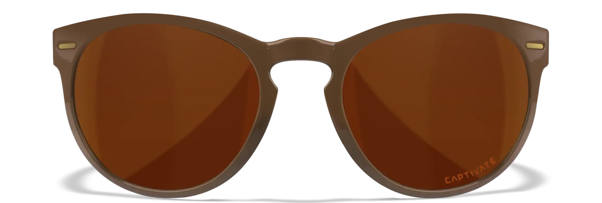 WileyX COVERT Captivate Polarized Copper Gloss Coffee/Crystal Brown Frame