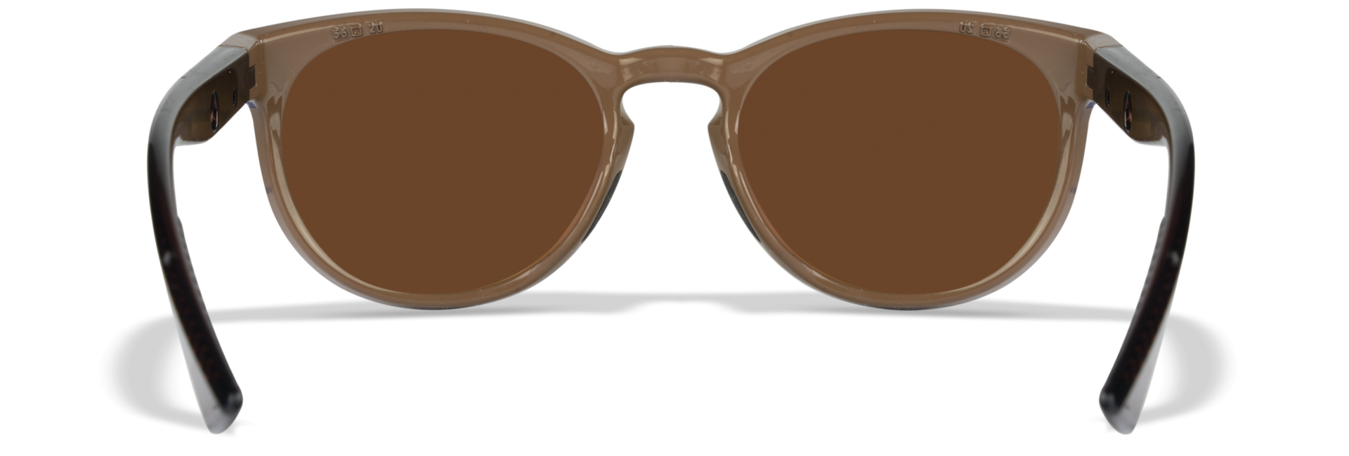 WileyX COVERT Captivate Polarized Copper Gloss Coffee/Crystal Brown Frame