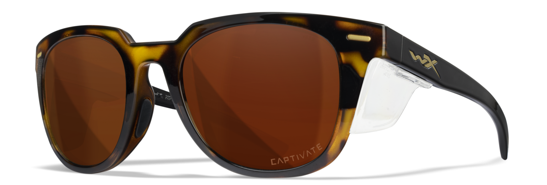 WileyX ULTRA Captivate Polarized Copper Gloss Acetate 2 Tone Frame