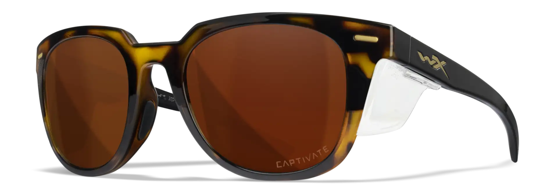 WileyX ULTRA Captivate Polarized Copper Gloss Acetate 2 Tone Frame