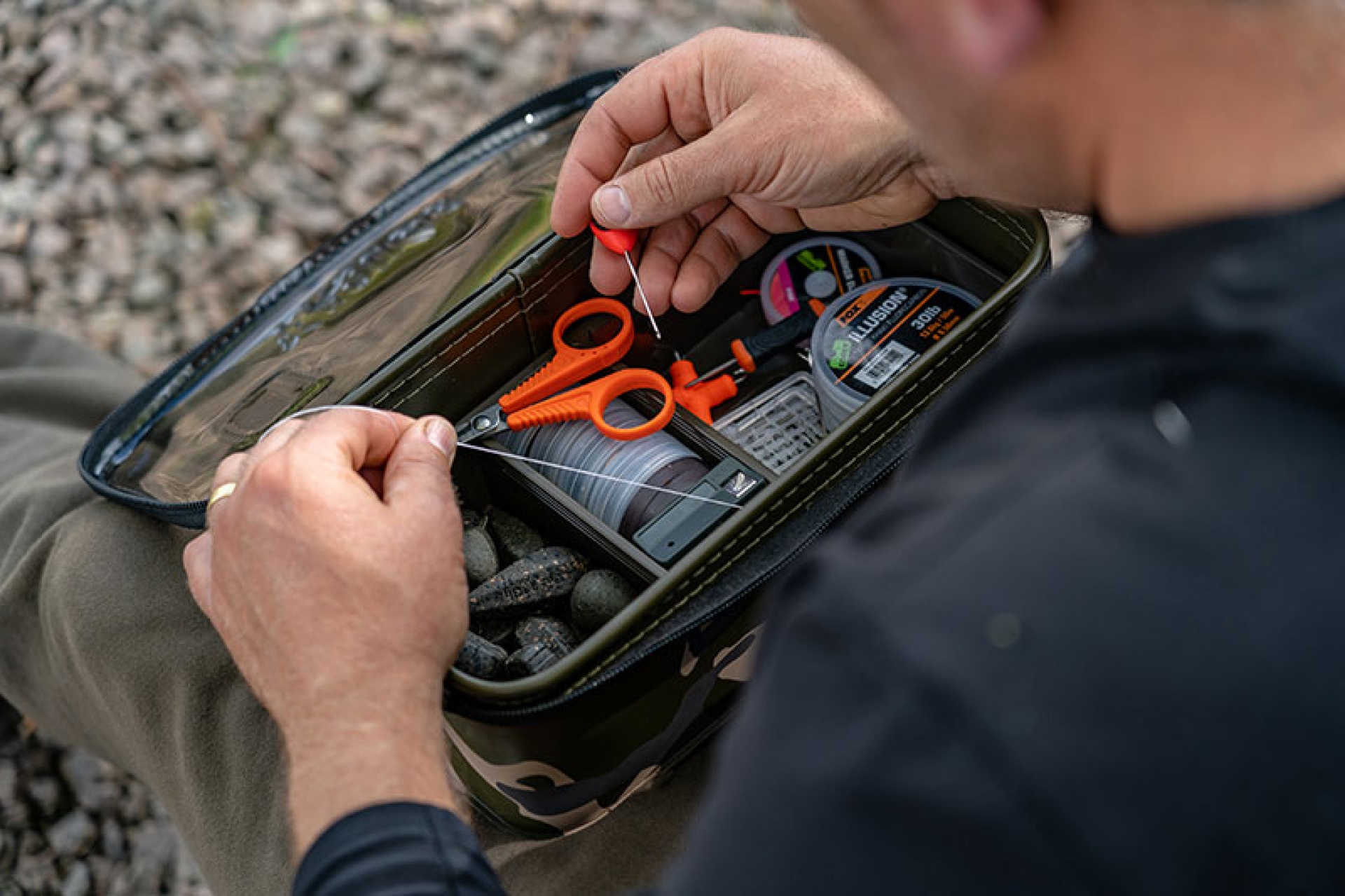 Fox Aquos Camolite Rig Box and Tackle Box