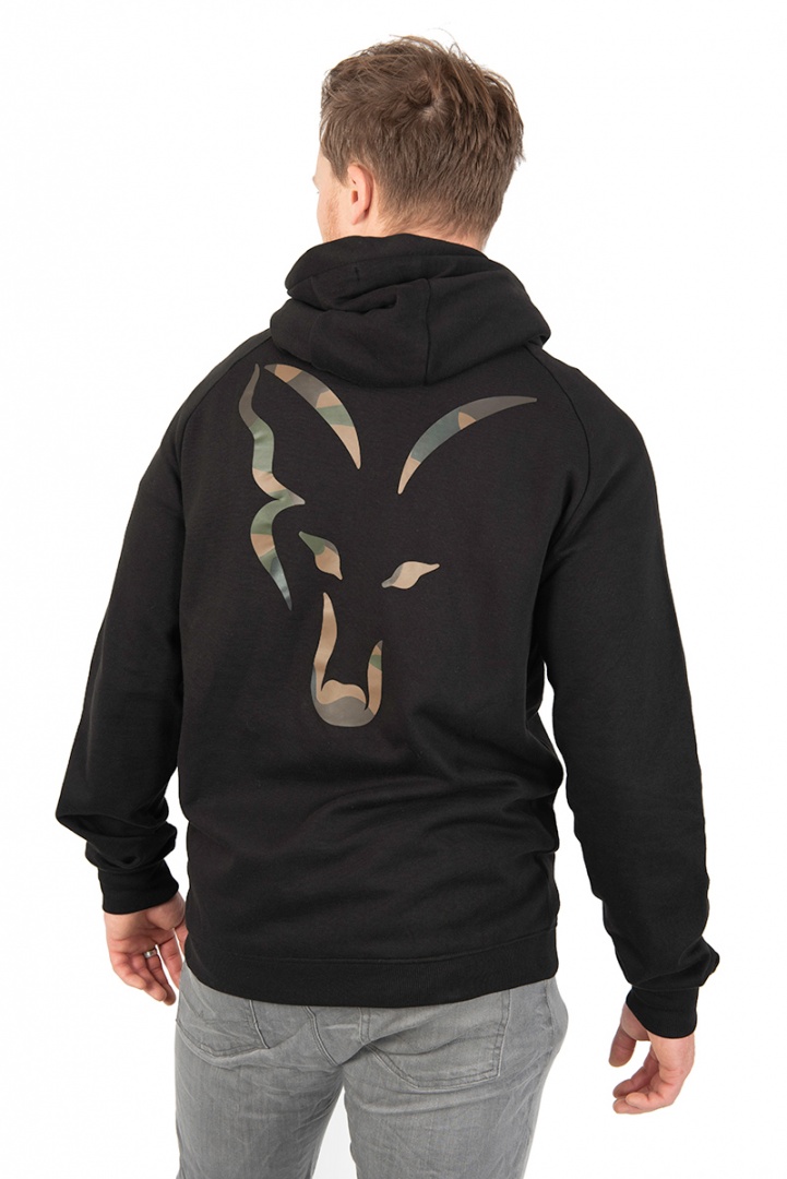 Fox Light Weight Black Camo Print Zip Hoody