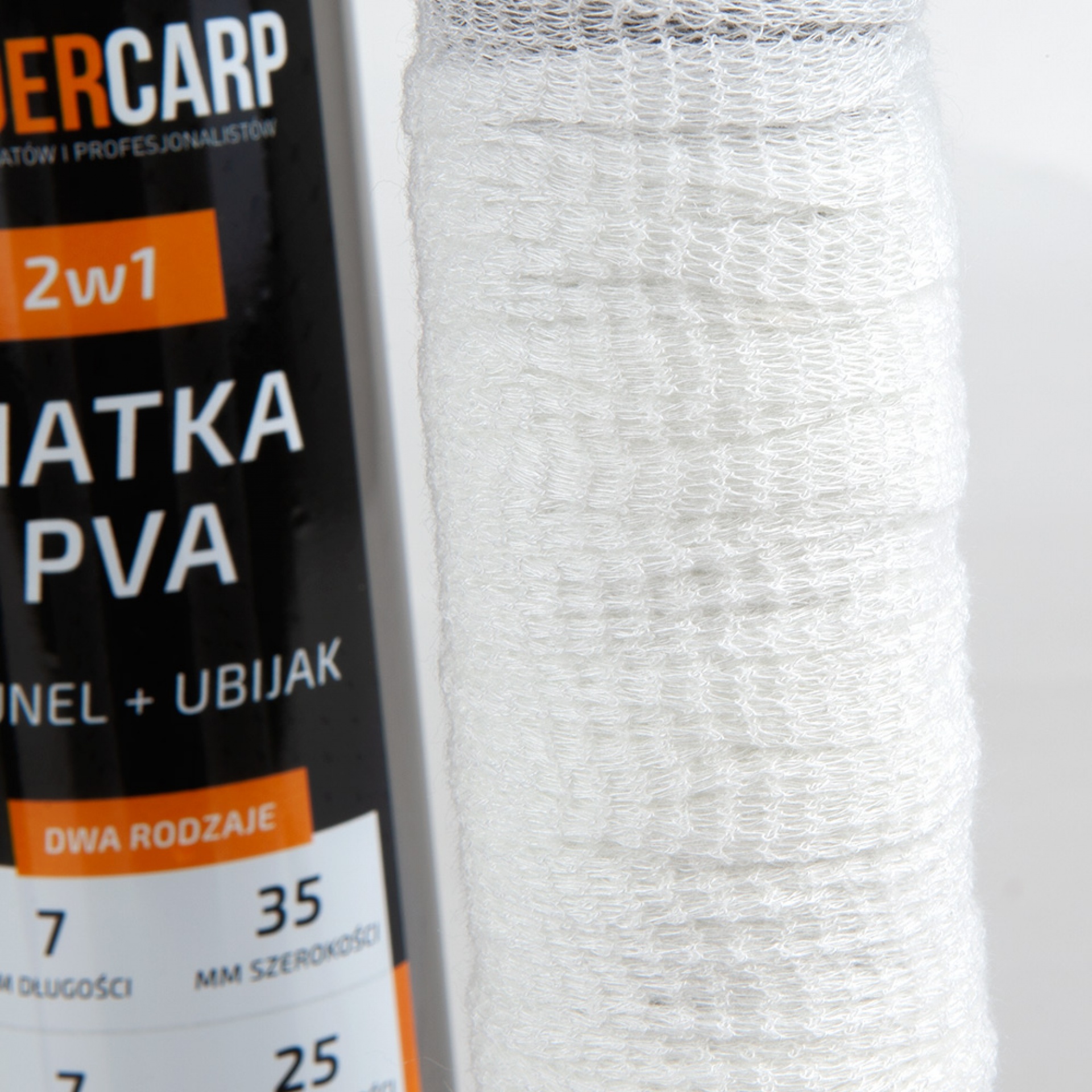 UnderCarp - Pva Netz 2in1 Tunnel + Stampfer 25mm 7m+35mm 7m