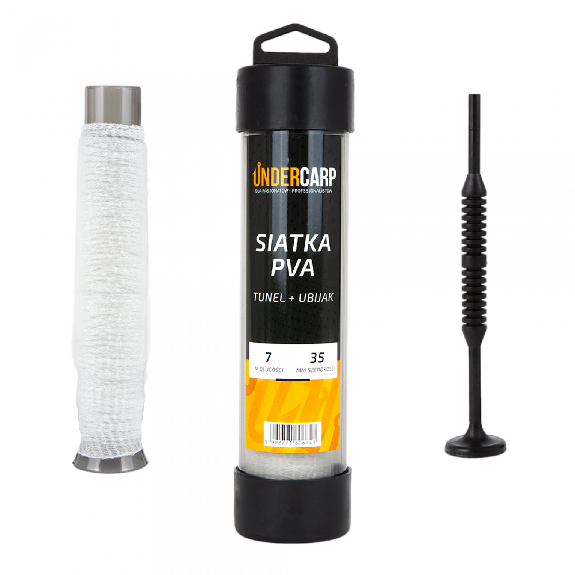 UnderCarp - Pva-Netz Tunnel + Stampfer 35mm 7m