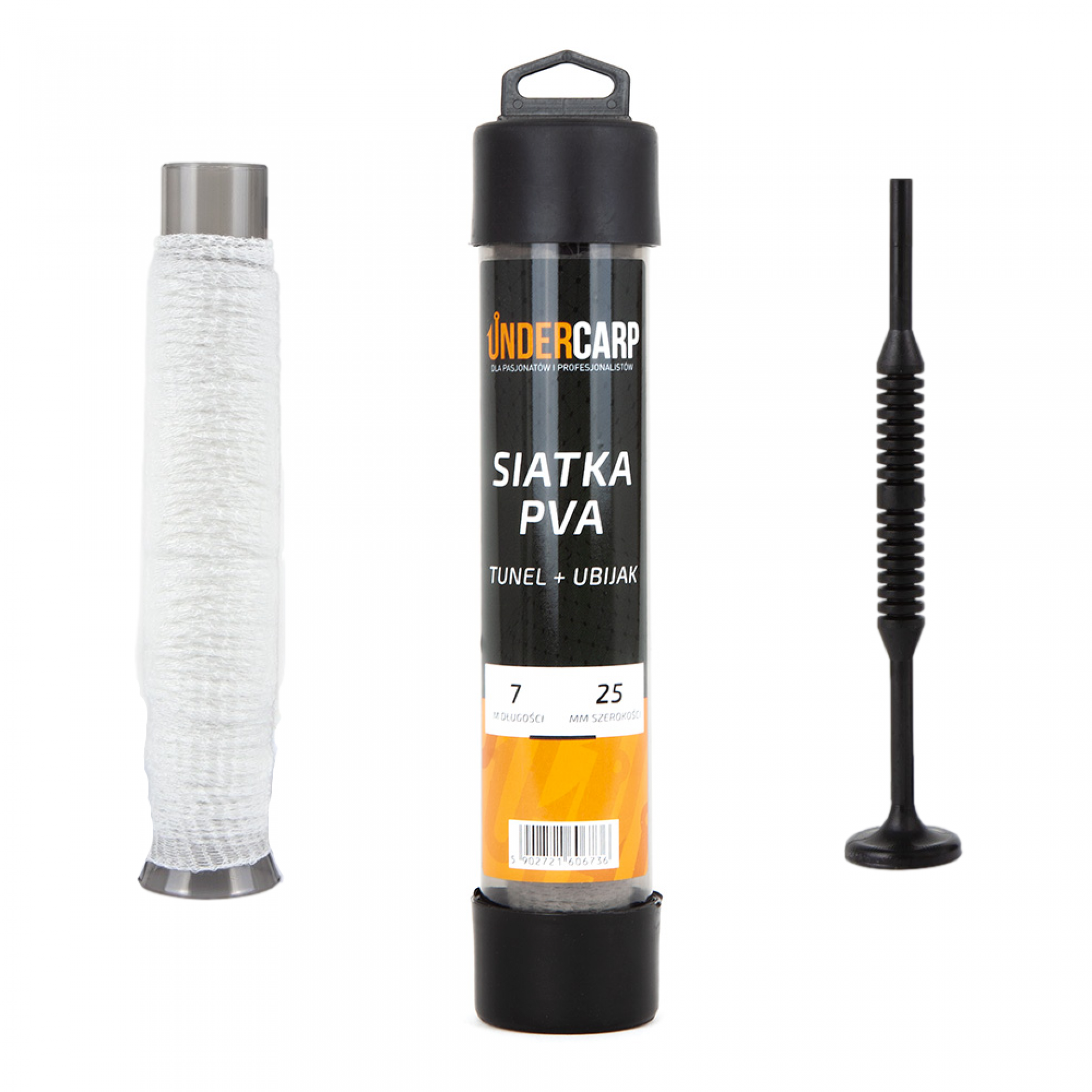 UnderCarp - Pva Netz Tunnel+Stampfer 25mm 7m