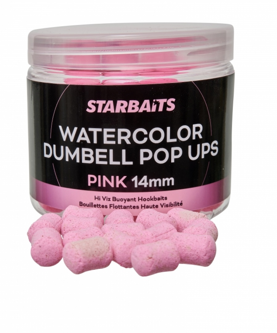 Starbaits Watercolor Dumbell Pop-Up Pink 