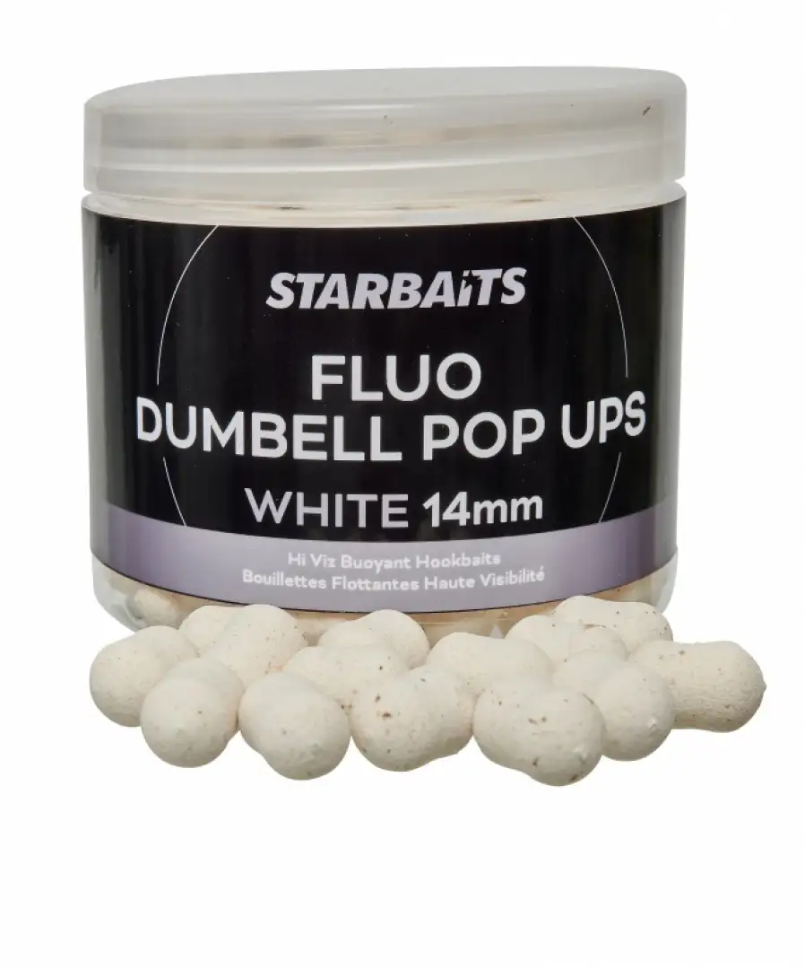 Starbaits Fluo Dumbell Pop-Up White
