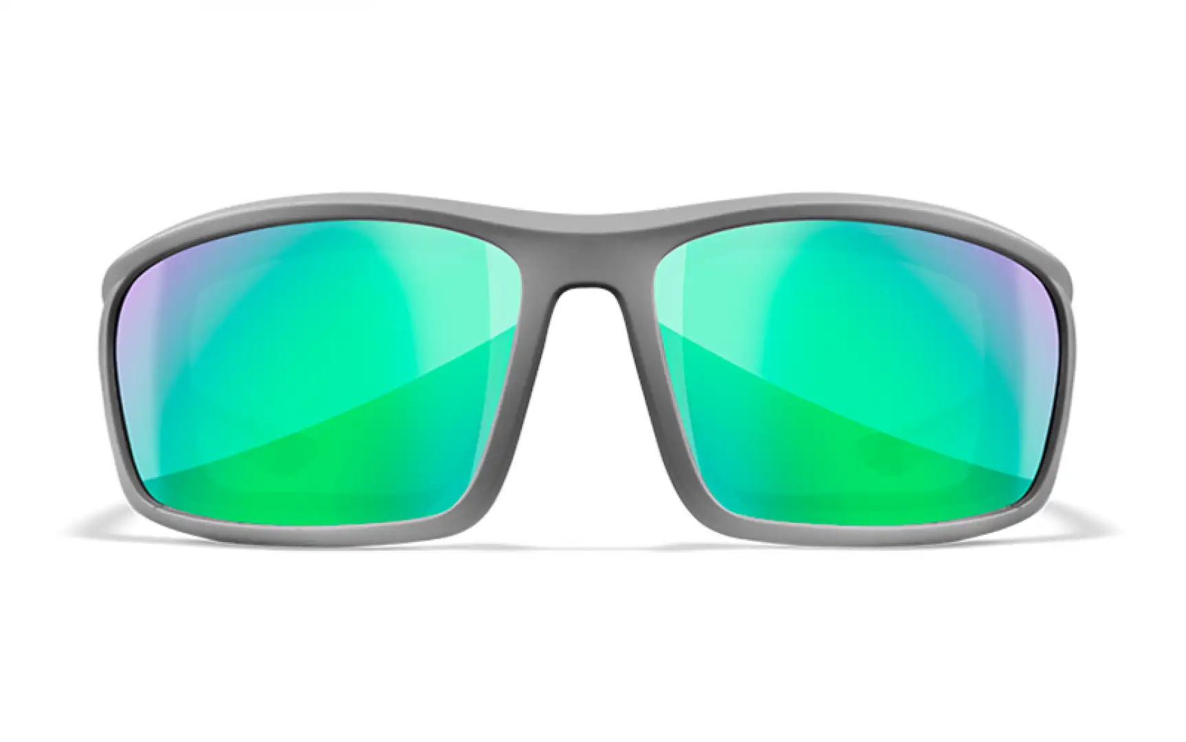 WileyX GRID Captivate Pol Green Mirror Lens Matte Cool Grey Frame