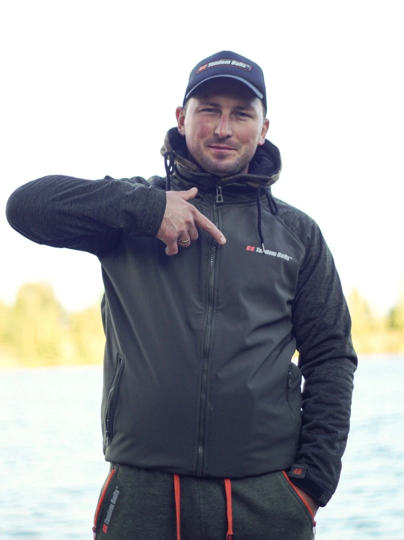 TandemBaits Softshell - Geacă cu Glugă