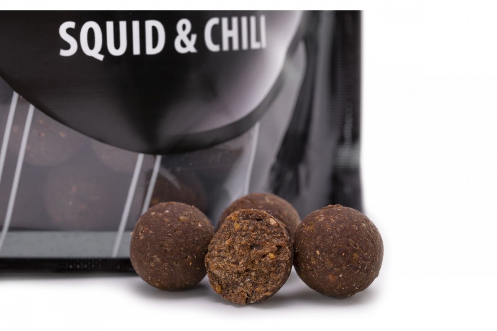 TandemBaits SuperFeed Pure Boilies - Squid and Chili 