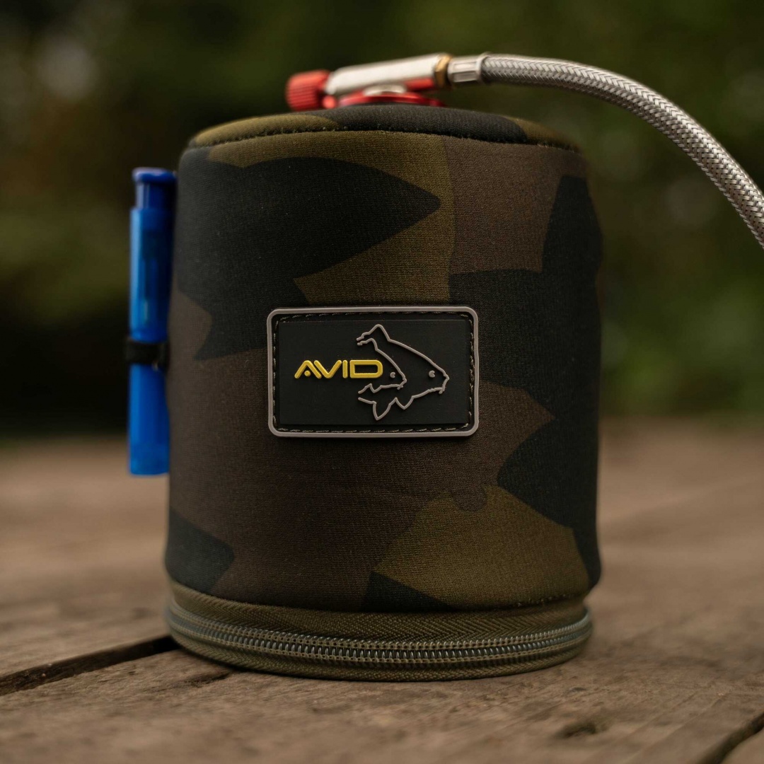 Avid Carp Camo Neoprene Gas Canister Holder