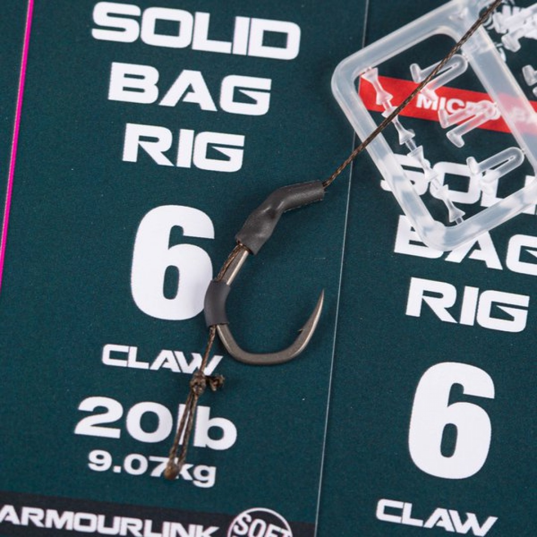 Nash Ready Rigs Solid Bag Rig (Micro Barb)