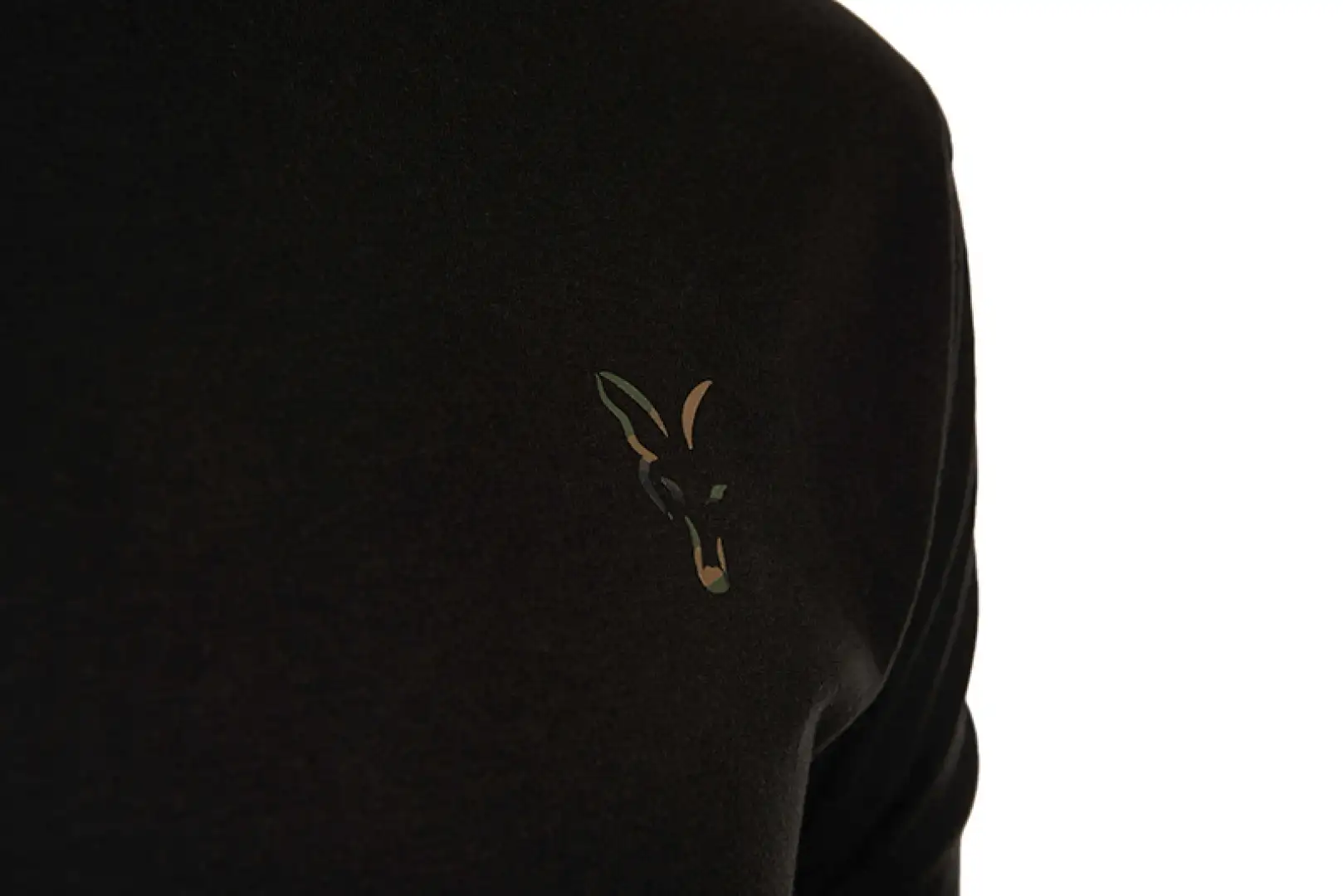 Fox Black Large Print T-Shirt