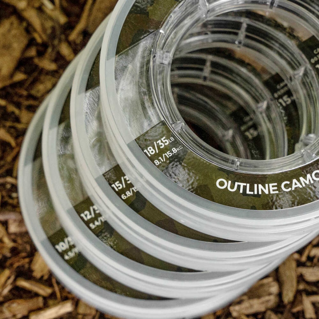 Avid Carp Outline Camo Tapered Leaders