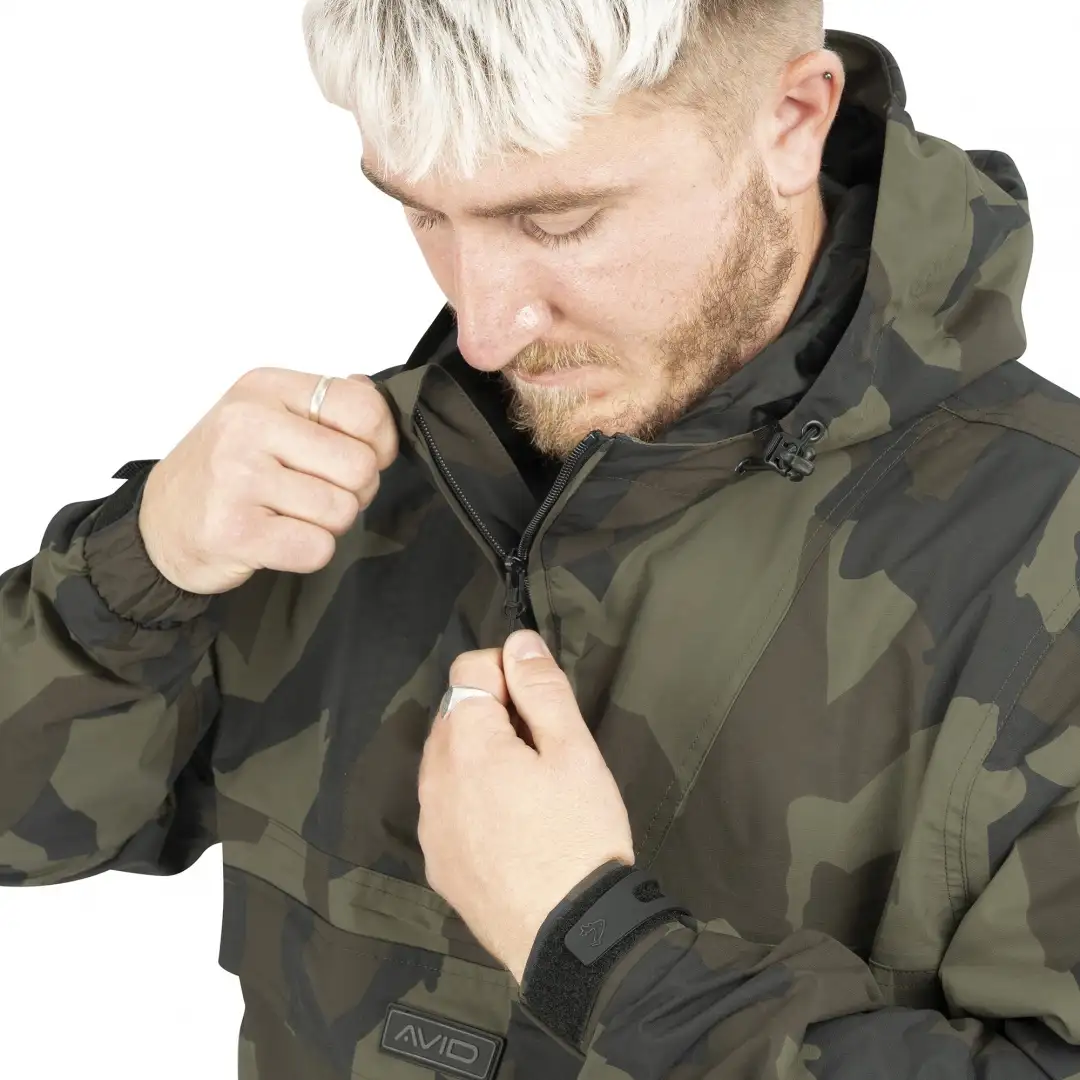 Avid Carp Ripstop Camo Pullover Jacket
