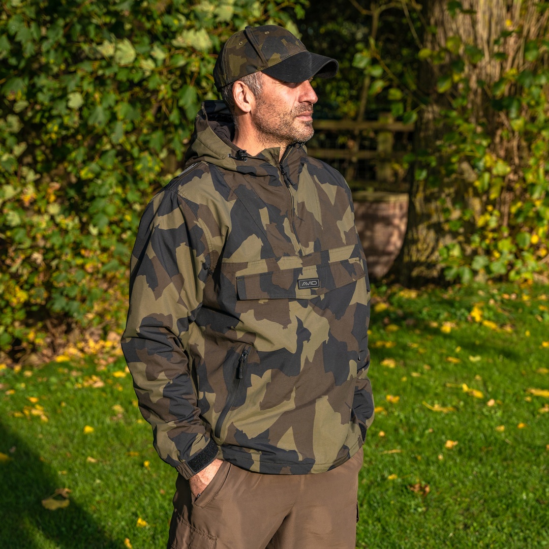 Avid Carp Ripstop Camo Pullover Jacket