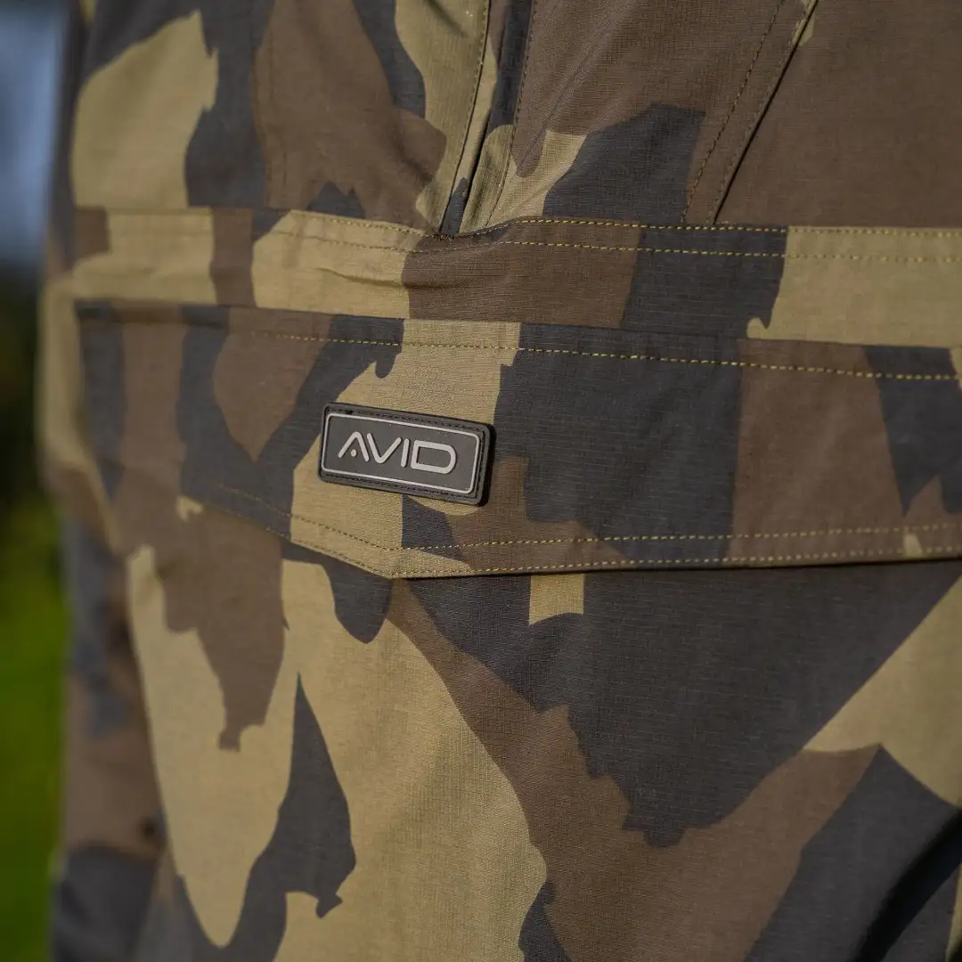 Avid Carp Ripstop Camo Pullover Jacket
