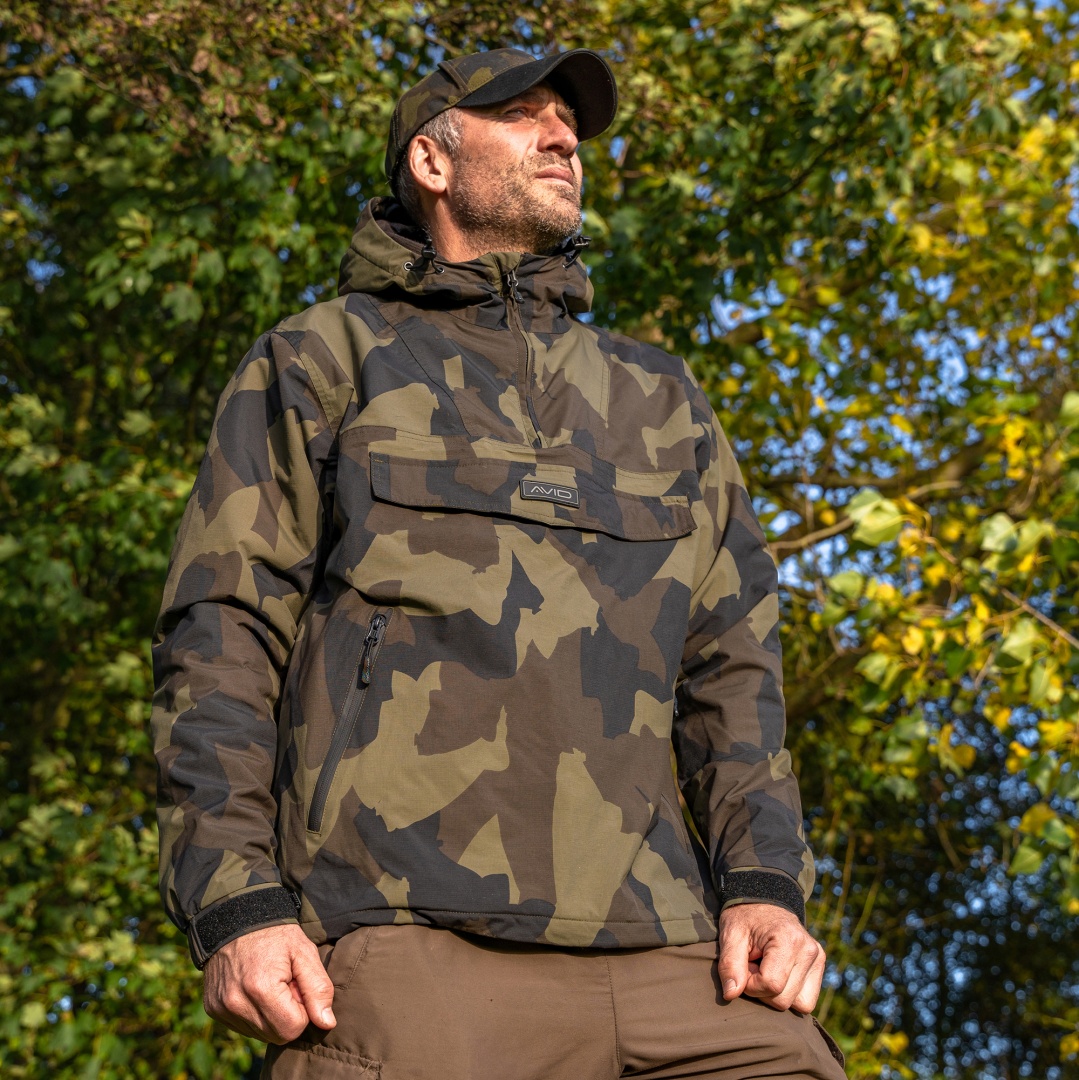 Avid Carp Ripstop Camo Pullover Jacket