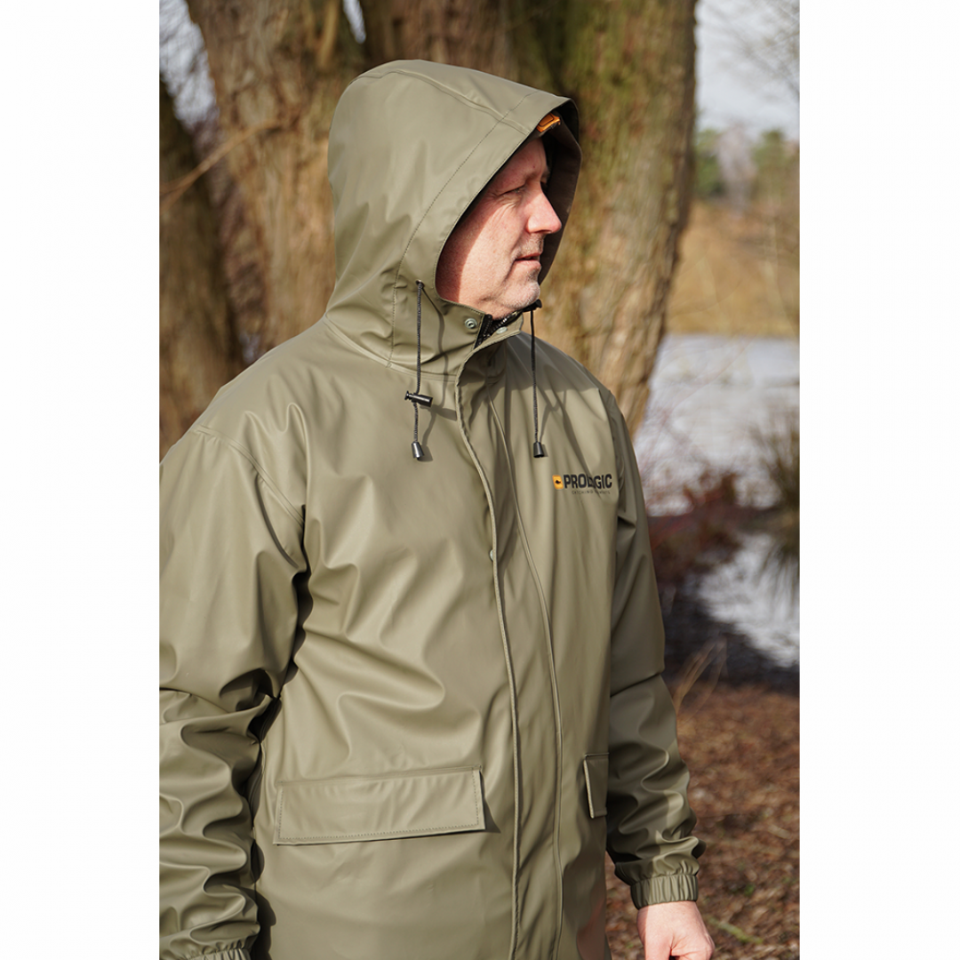 Prologic Rain Jacket Bark Green