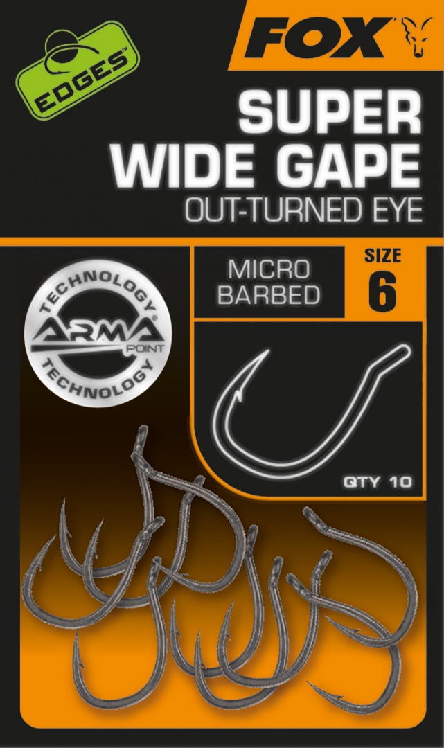 Fox Edges Arma Point Super Wide Gape (Outturned Eye) Hooks