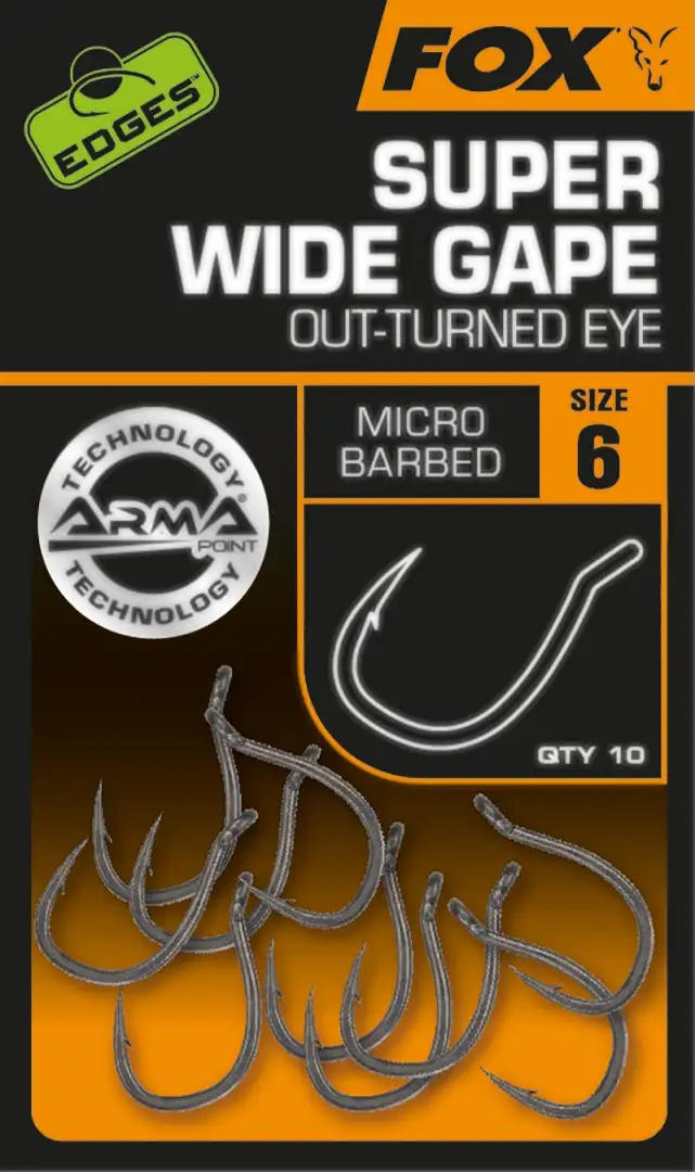 Fox Edges Arma Point Super Wide Gape (Outturned Eye) Hooks