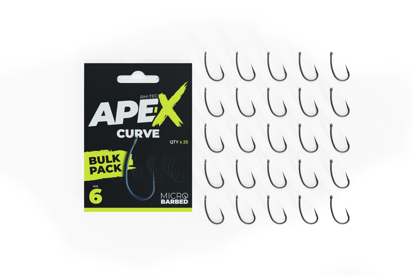 RidgeMonkey Ape-X Curve Barbed Bulk Pack 