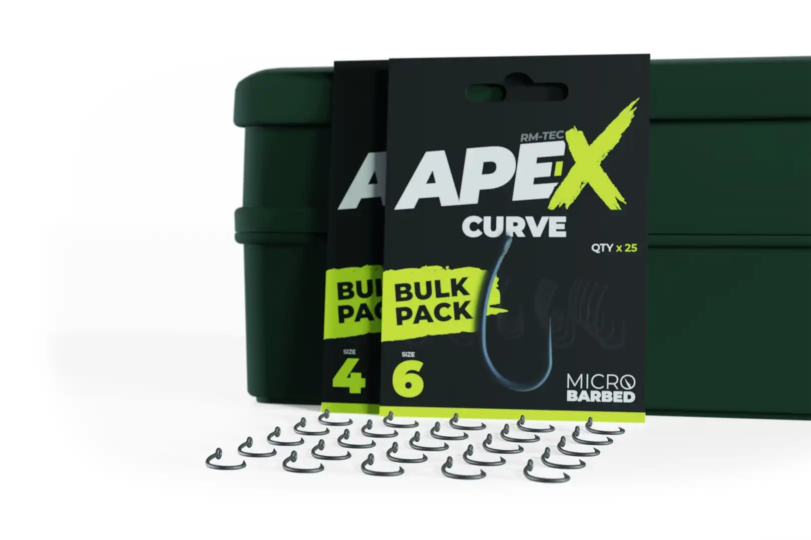 RidgeMonkey Ape-X Curve Barbed Bulk Pack
