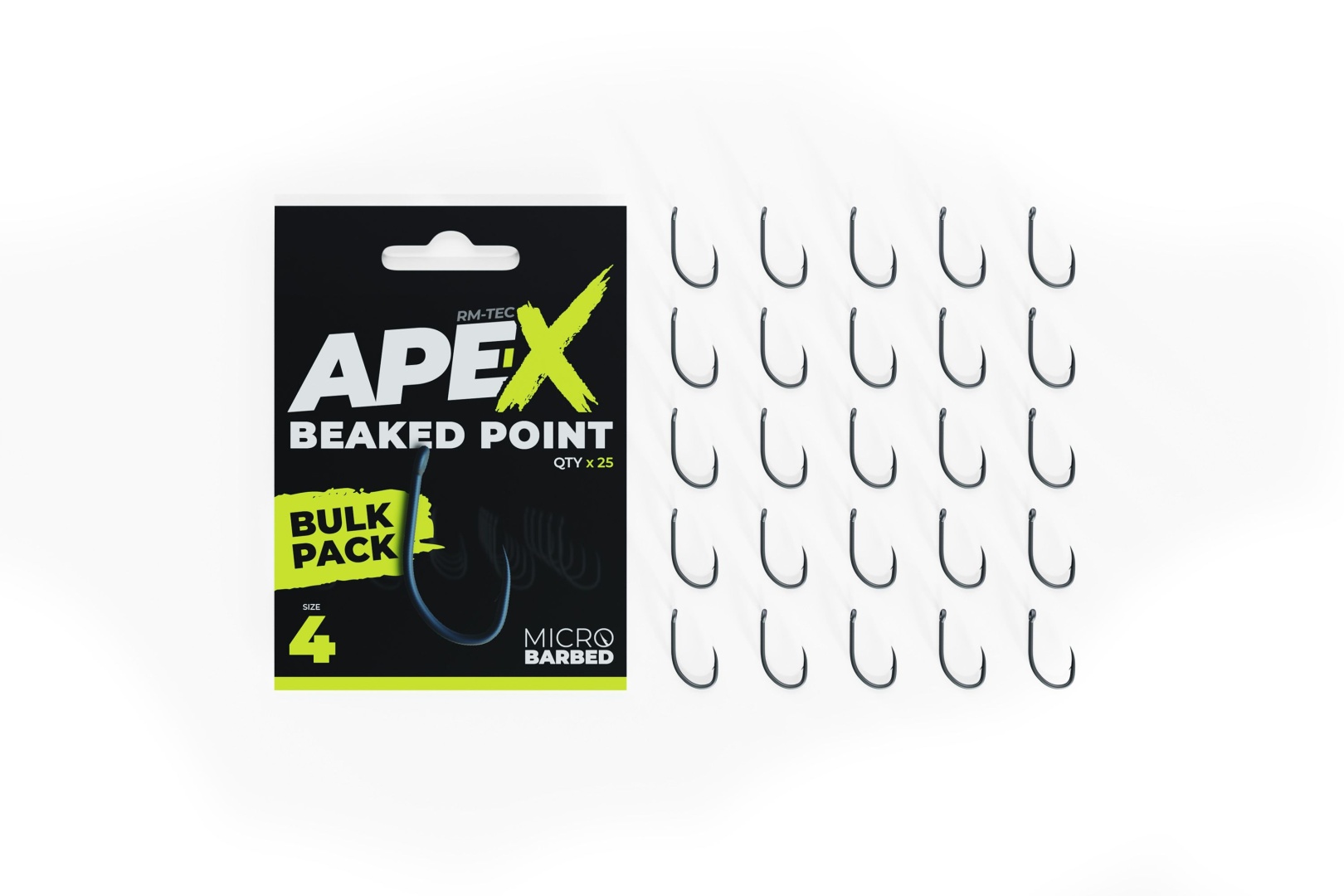 RidgeMonkey Ape-X Beaked Point Barbed Bulk Pack 