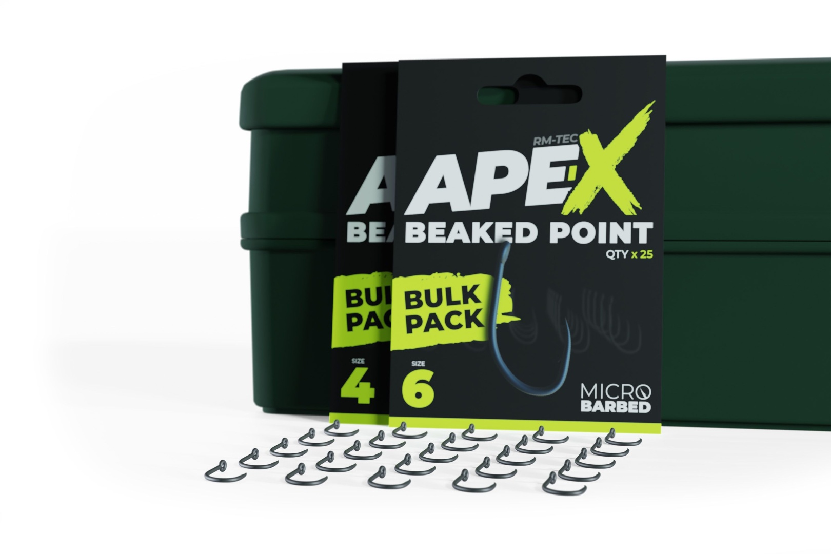 RidgeMonkey Ape-X Beaked Point Barbed Bulk Pack 