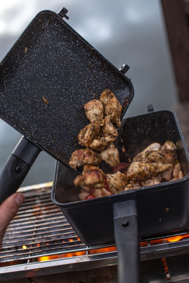 RidgeMonkey Connect Deep Pan & Griddle XL Granite Edition