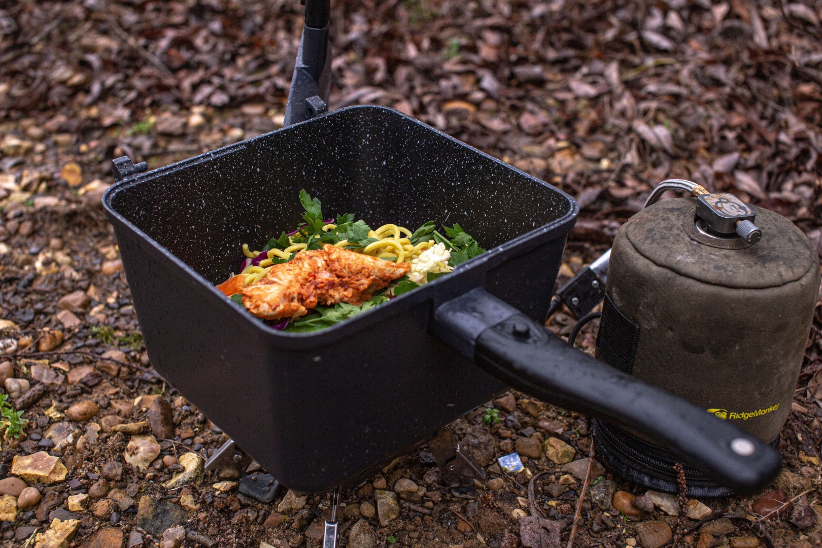 RidgeMonkey Connect Deep Pan & Griddle XL Granite Edition