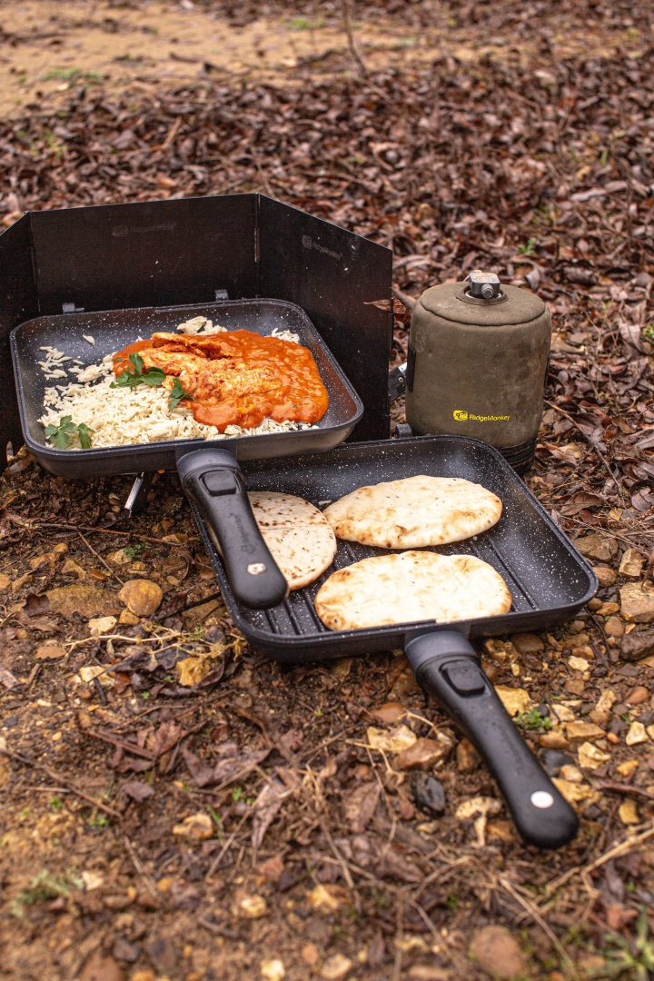 RidgeMonkey Connect Pan & Griddle XXL Granite Edition