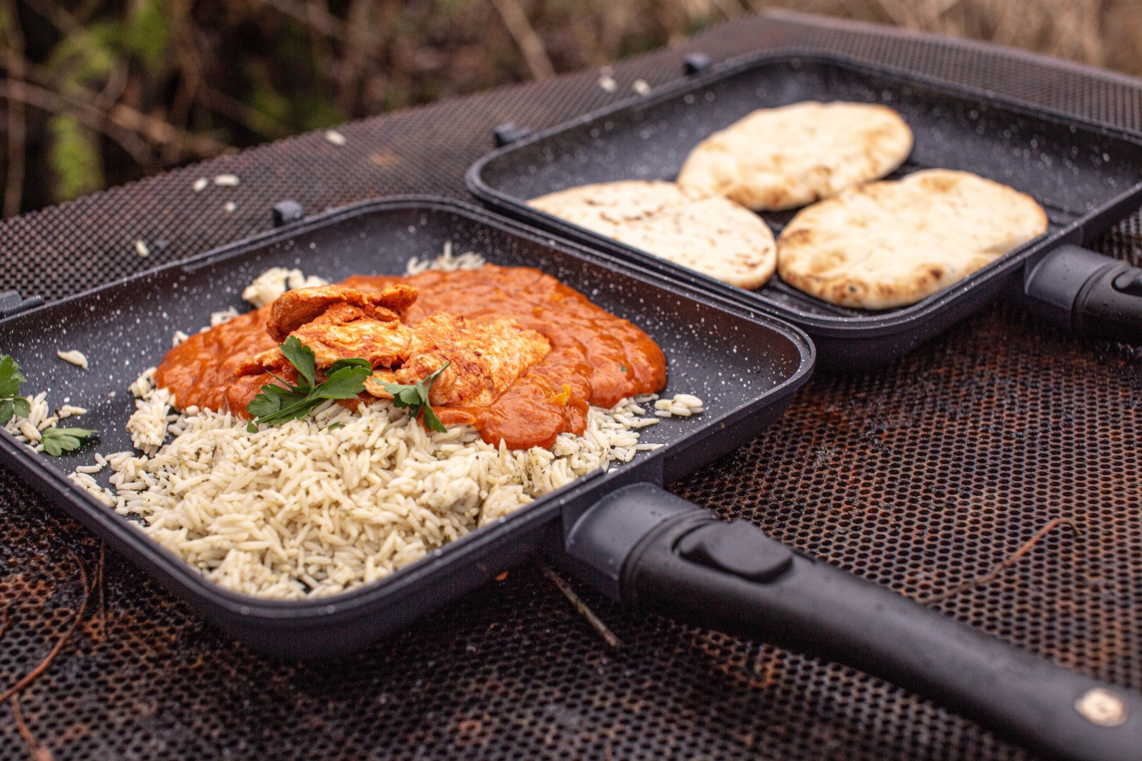 RidgeMonkey Connect Pan & Griddle XXL Granite Edition