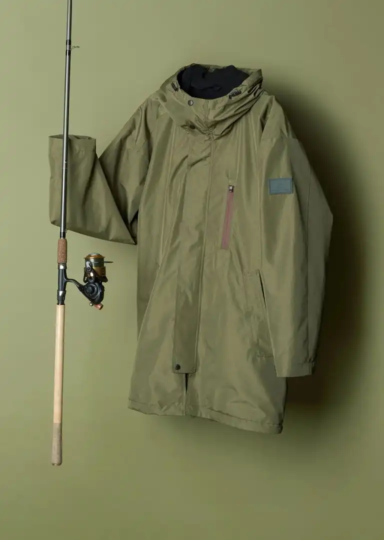 One More Cast Forest Green Mrigal Spring Water Resistant Jacket