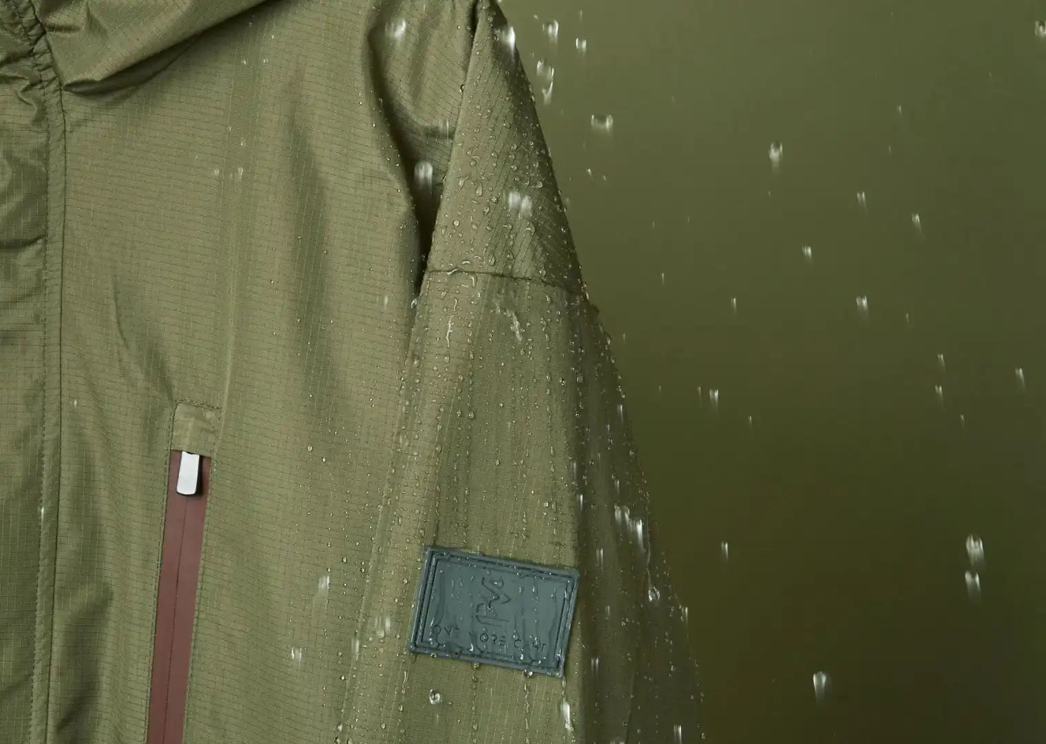 One More Cast Forest Green Mrigal Spring Water Resistant Jacket