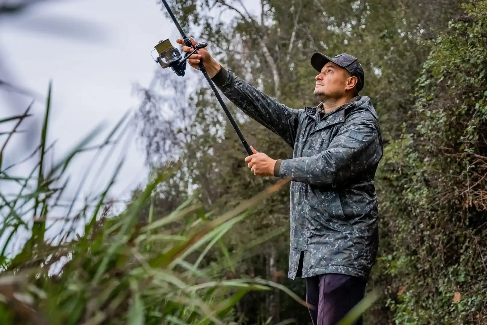 One More Cast Splash CAMO Mrigal Spring Water Resistant Jacket