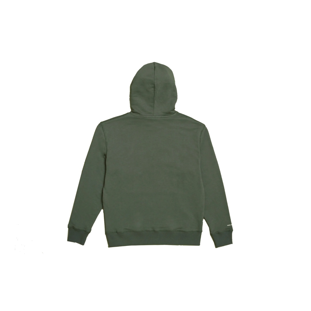 One More Cast Big-Eye Forest Green Hoodie