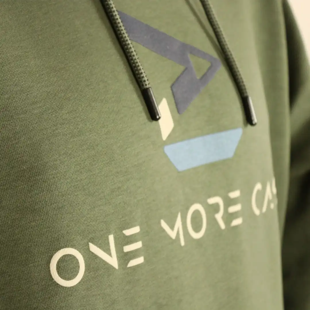 One More Cast Big-Eye Forest Green Hoodie