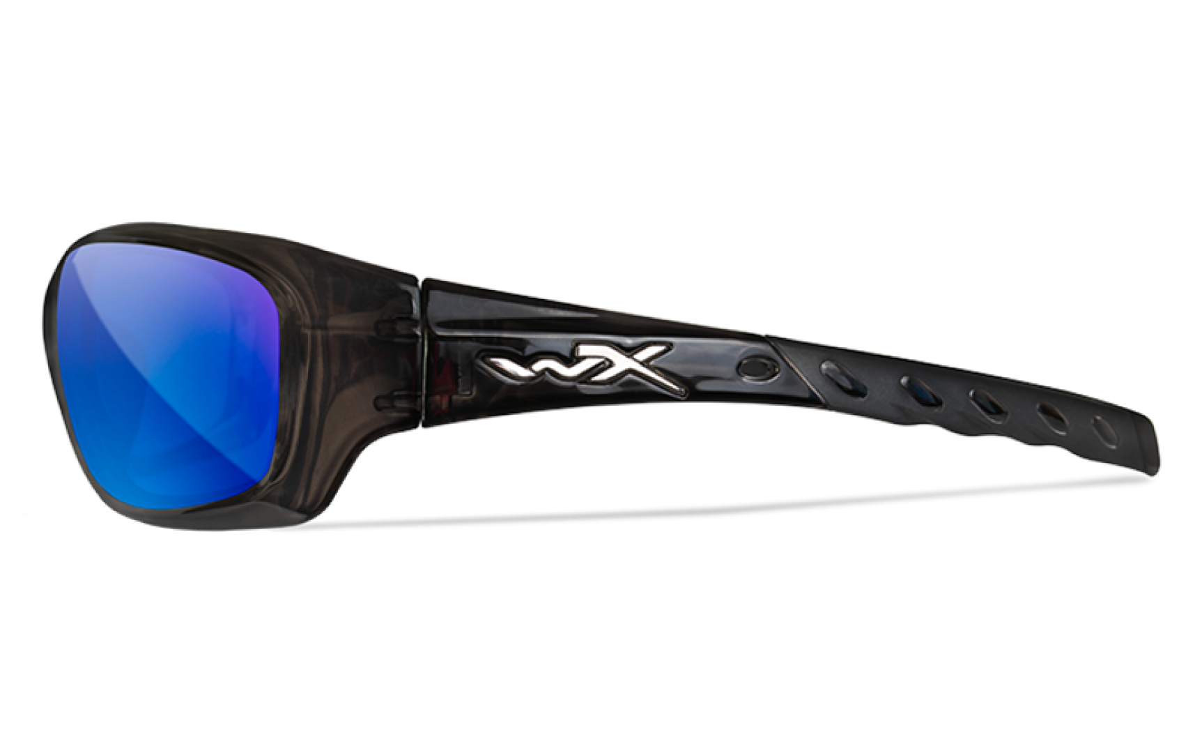 WileyX GRAVITY Captivate Pol Blue Mirror Grey Black Crystal Frame