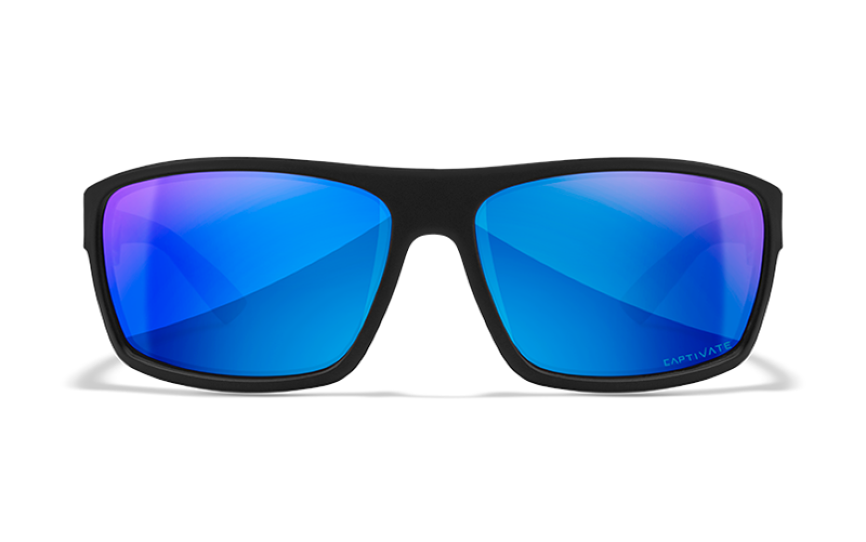 WileyX PEAK Captivate Pol Blue Mirror Grey Matte Black Frame